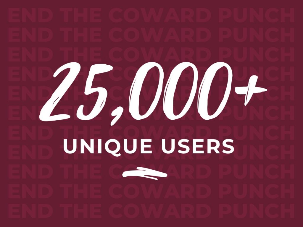 Pat Cronin Foundation - 25,000 unique users