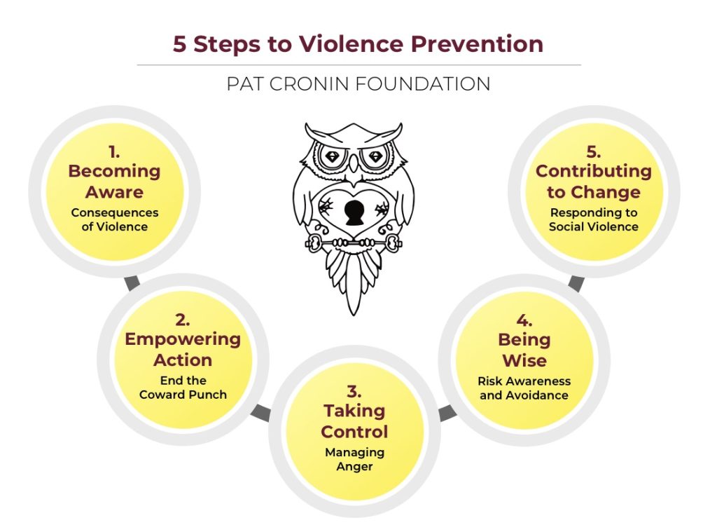 5 steps to violence prevention - e-learning - Pat Cronin Foundation